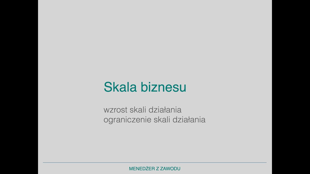 41 Skala działania
