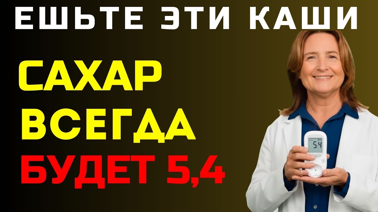 ЭТИ 3 КАШИ НЕ ПОВЫШАЮТ САХАР — врачи советуют после 50 лет