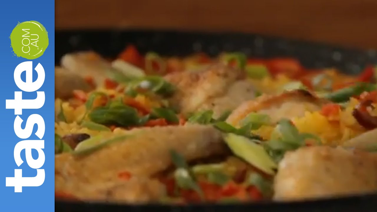 How to make chicken paella | taste.com.au