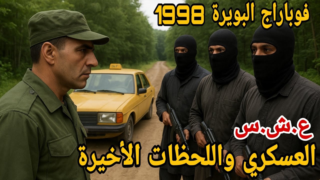 حكاية جمال العسكري 💔 واللحظات الأخيرة في فوباراج البويرة سنة 1998 في العشرية السوداء في الجزائر 