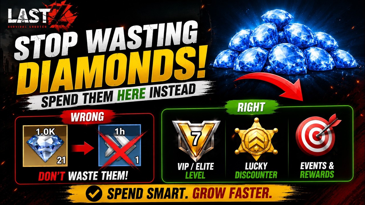 90% of Players Waste Their Diamonds... Don't Make This Mistake! | Last Z Survival Shooter