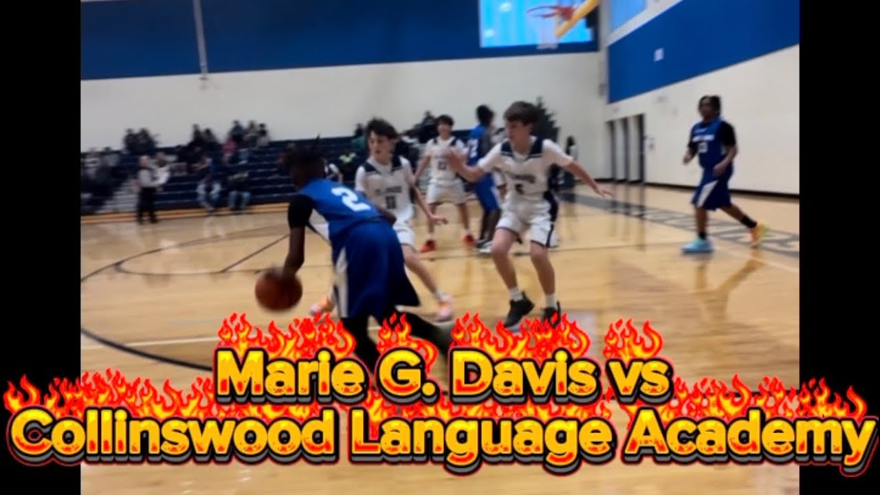 Marie G. Davis vs Collinswood Language Academy Middle School Basketball 