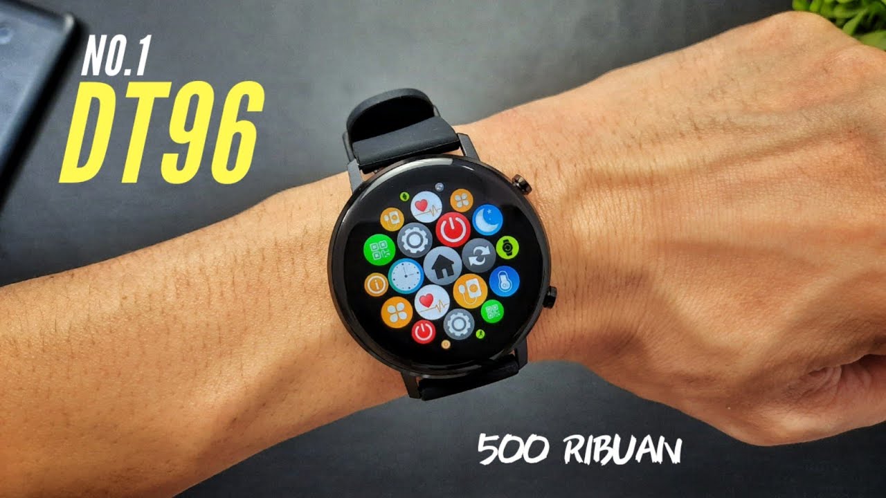 SMARTWATCH KEREN DIAMETER KECIL WATCHFACE BANYAK - NO.1 DT96