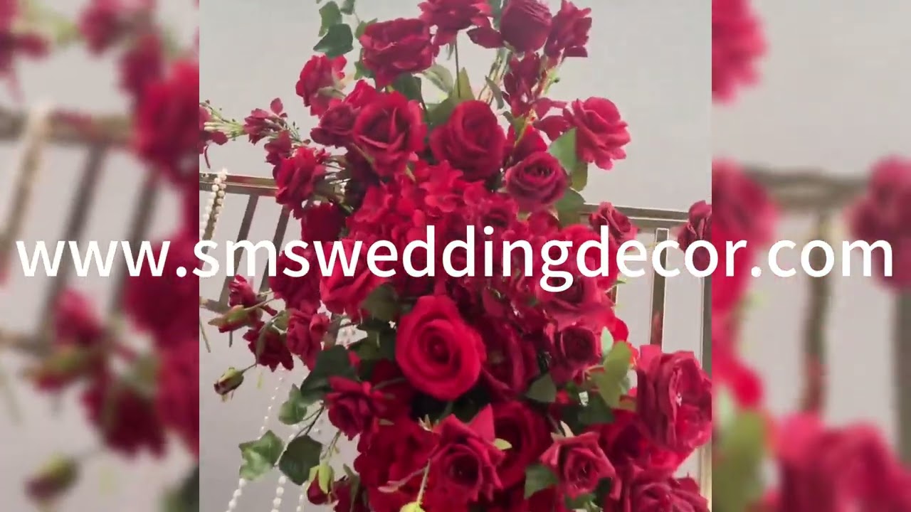 Red and Green Flower Arrangement