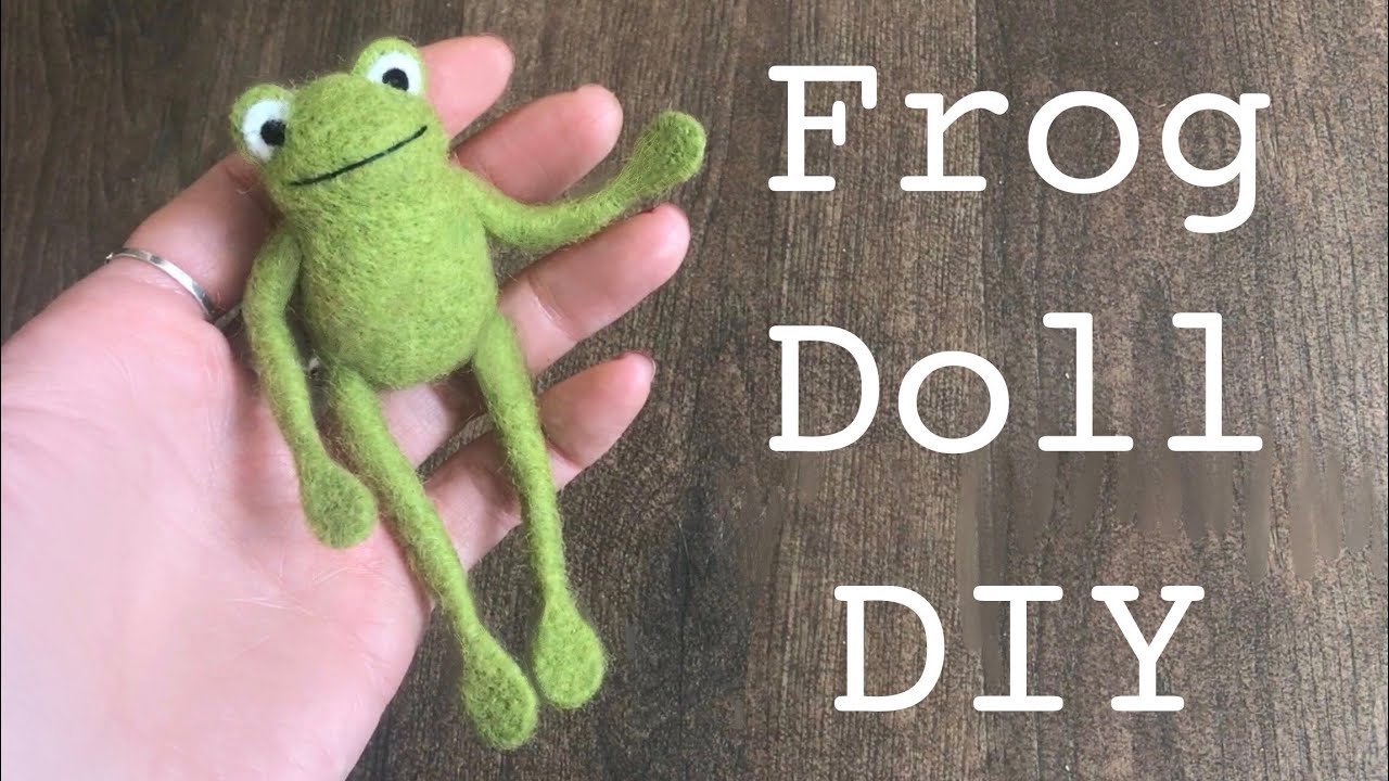 How To Needle Felt A Cute Little Frog Doll - DIY - The Wishing Shed - Art & Craft Tutorial