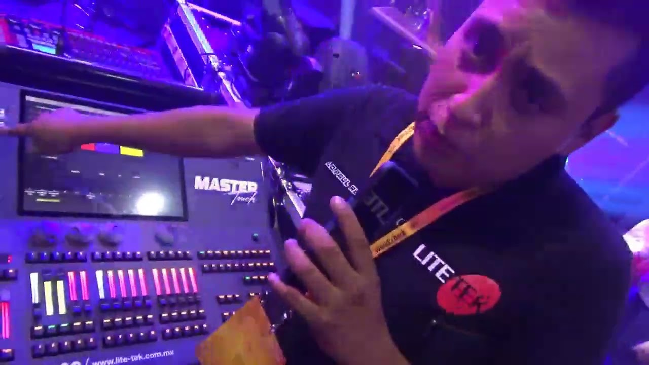 IMPRESIONANTE LA CONSOLA DE ILUMINACION MASTER TOUCH DE #LiteTek EN LA #ExpoSoundcheck2022
