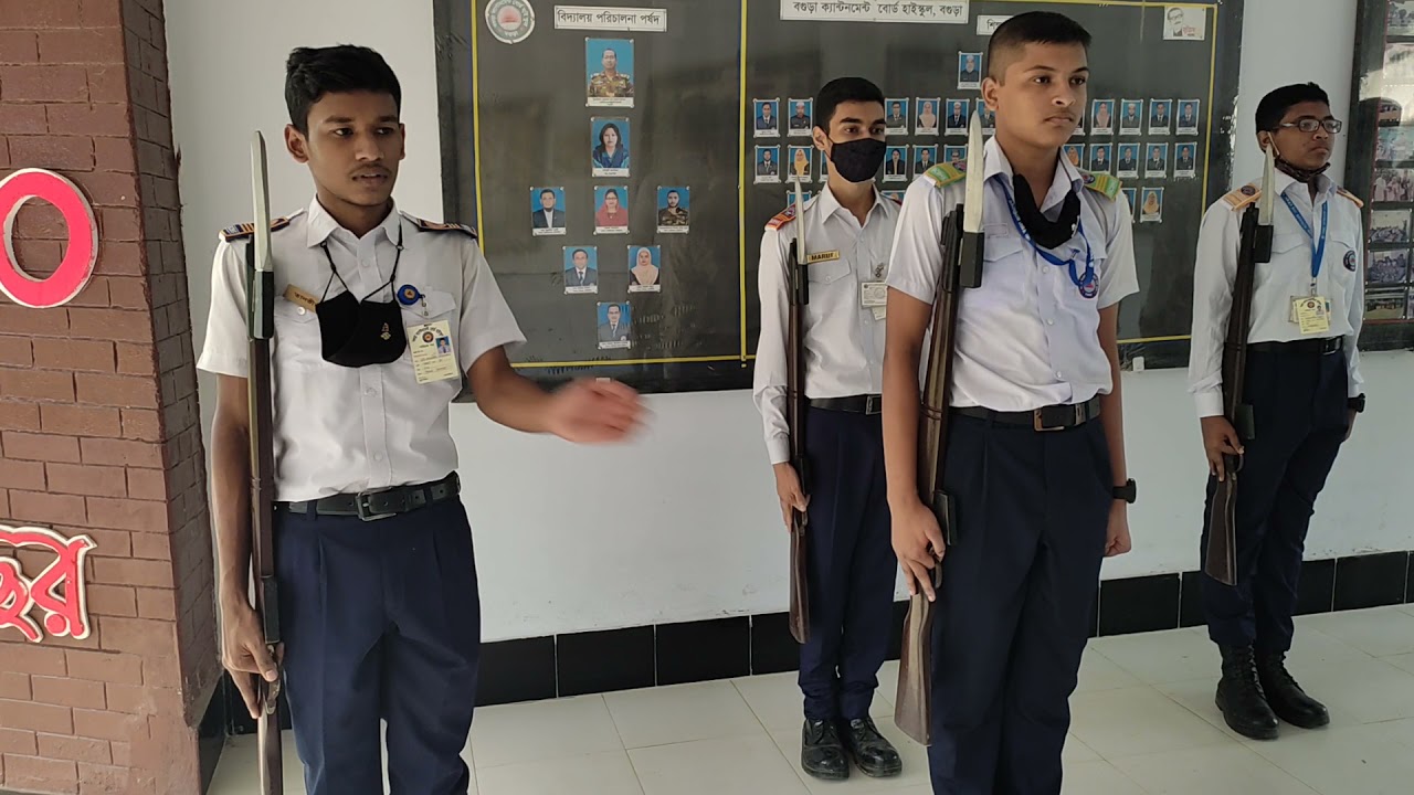 Guard of honour || Practice || BCBHS BNCC