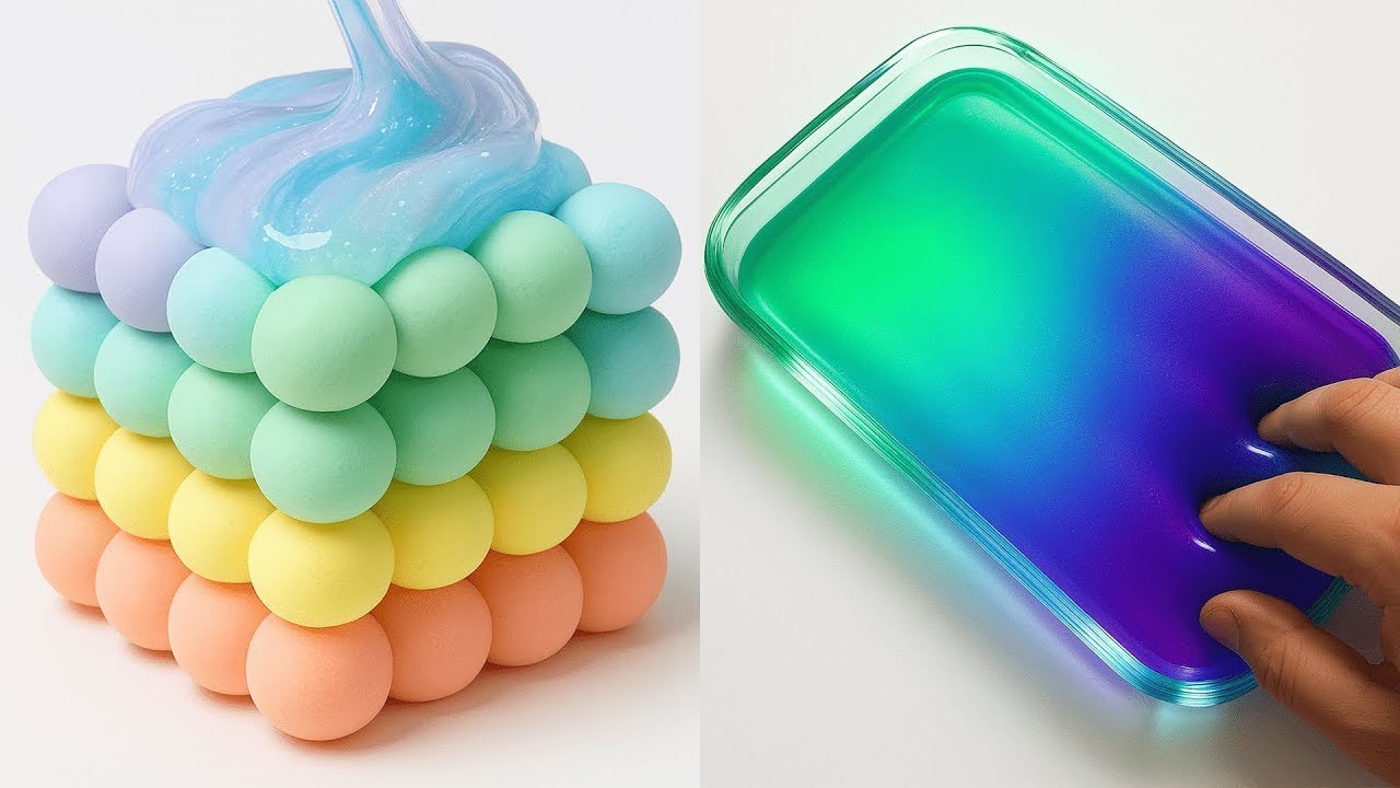 12 Hour of Calming Your Senses with Relaxing Slime ASMR – Perfect for Restful Sleep!
