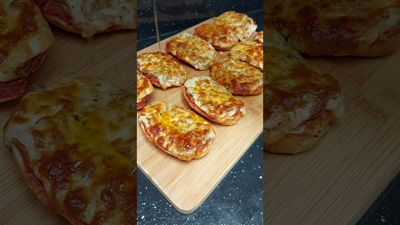 Mini Pizzas Faciles & D&eacute;licieuses 🧀🍕 | Recette Rapide en 10 Minutes !