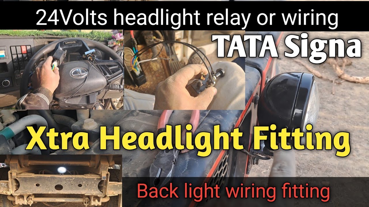 Xtra Headlight Fitting | TATA TRUCK BS6 |  24VOLT Headlight Fitting 