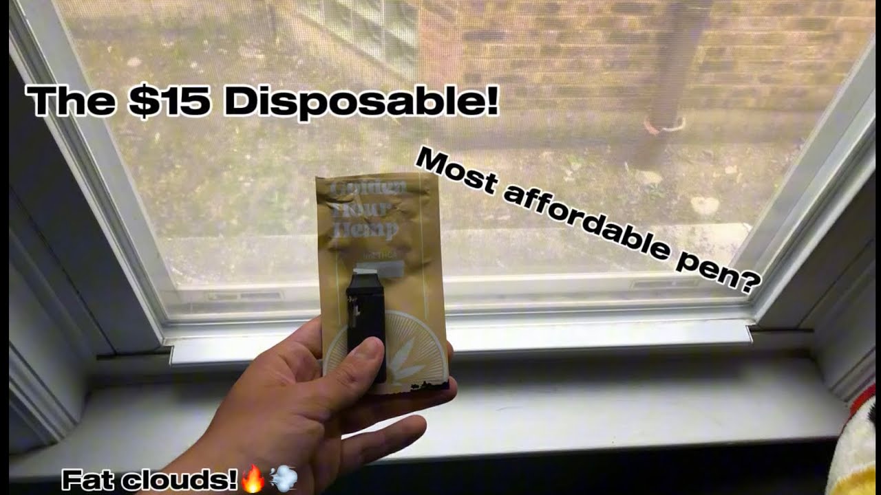 Golden Hour Hemp 1g Disposable Purple Haze Review