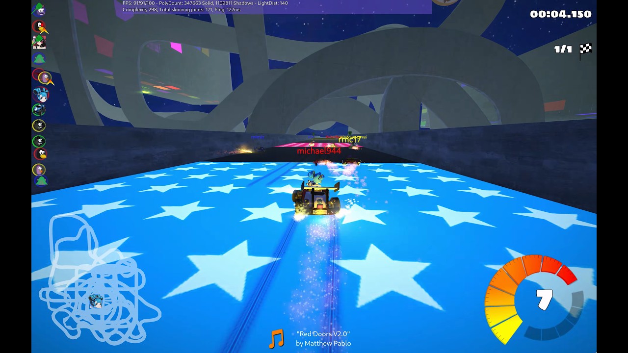 Grand Prix 2 of 3 with Colorful Nametags - 2026-02-07 - SuperTuxKart