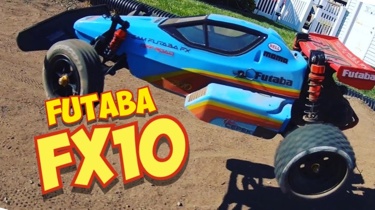 e160: Vintage Futaba FX10 RC Buggy - Overview, Rebuild & TRACK RUN