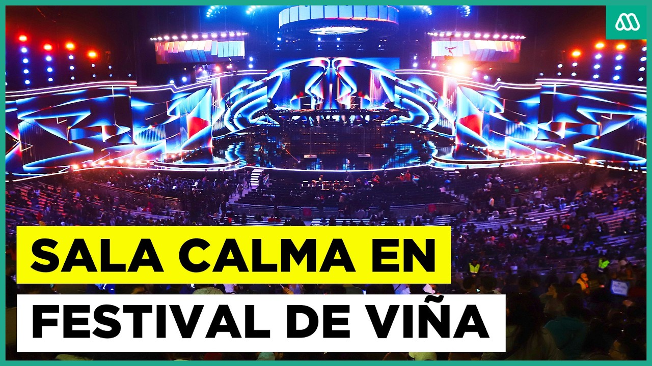 Reciclaje en la playa del deporte y Sala Calma en Festival de Viña del Mar