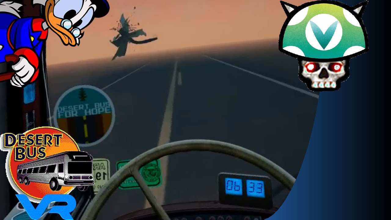 Vinesauce [Joel] Highlights - Desert Bus VR (Take One)