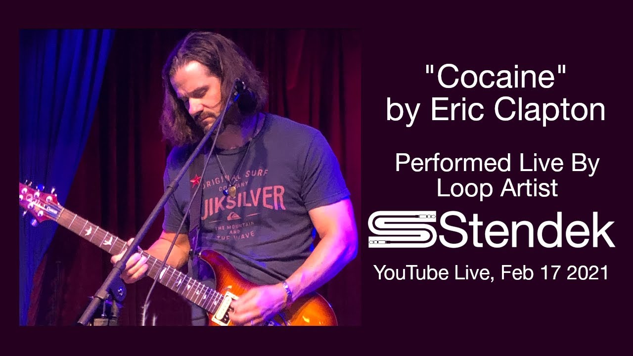 Stendek Loops Cocaine by Eric Clapton during Facebook Live Concert