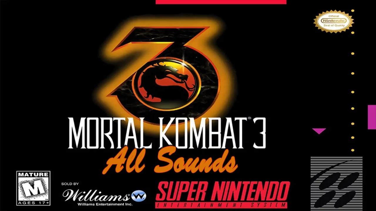 All Sounds Mortal Kombat 3 Video game • All Sound Effects & Voices • Snes NINTENDO @SoundMeFreely