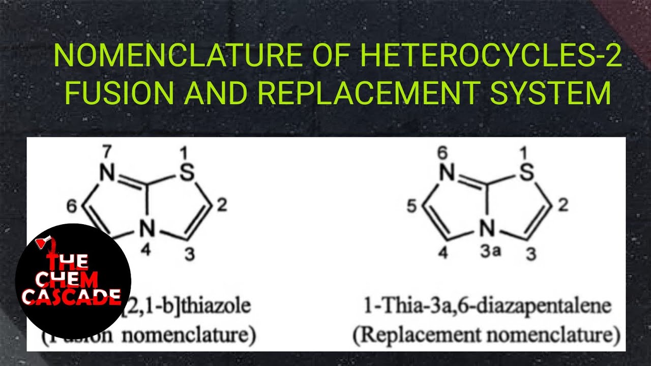 Systematic nomenclature of heterocyclic compound-2 (fusion heterocycles)