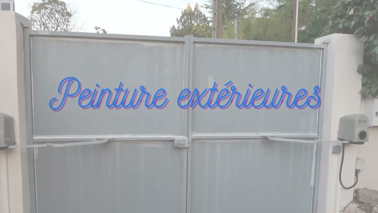 Peintures &eacute;xterieures