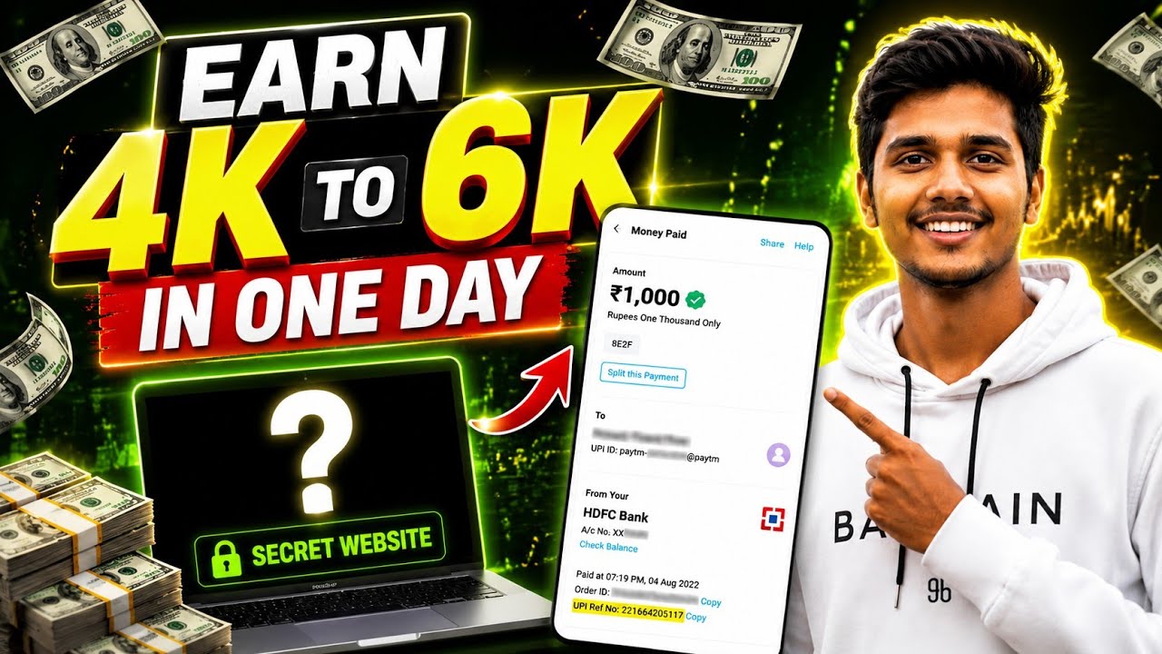 Earn 4K-6K in One day💰| Money Earning in Telugu 2026 Latest🔥