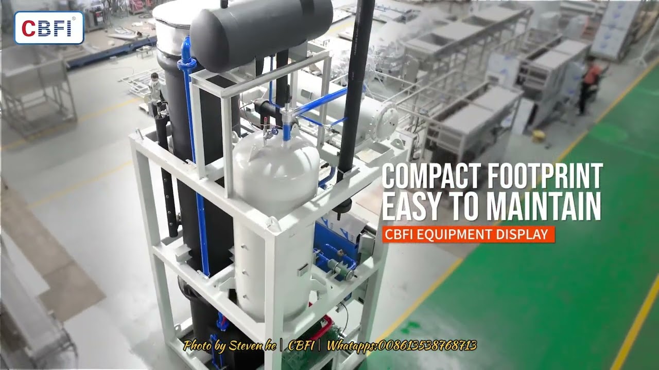 CBFI new model 30 tons intergrated tube ice machine