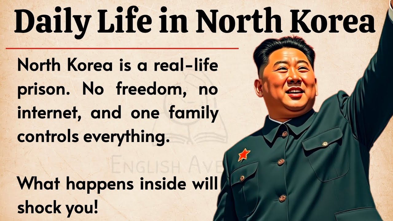 Daily Life in North Korea || Learn English Through Story Level 3 🔥 || English Listening Practice ✅