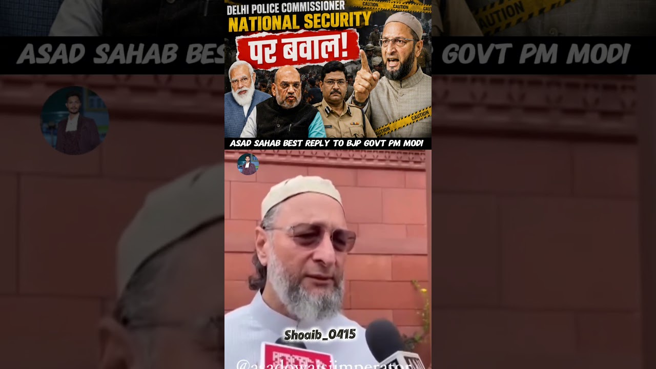 Asaduddin Owaisi Sahab Best Reply To PM Modi BJP Govt 🤬 #aimim #asaduddinowaisi #duet #bjp #pmmodi