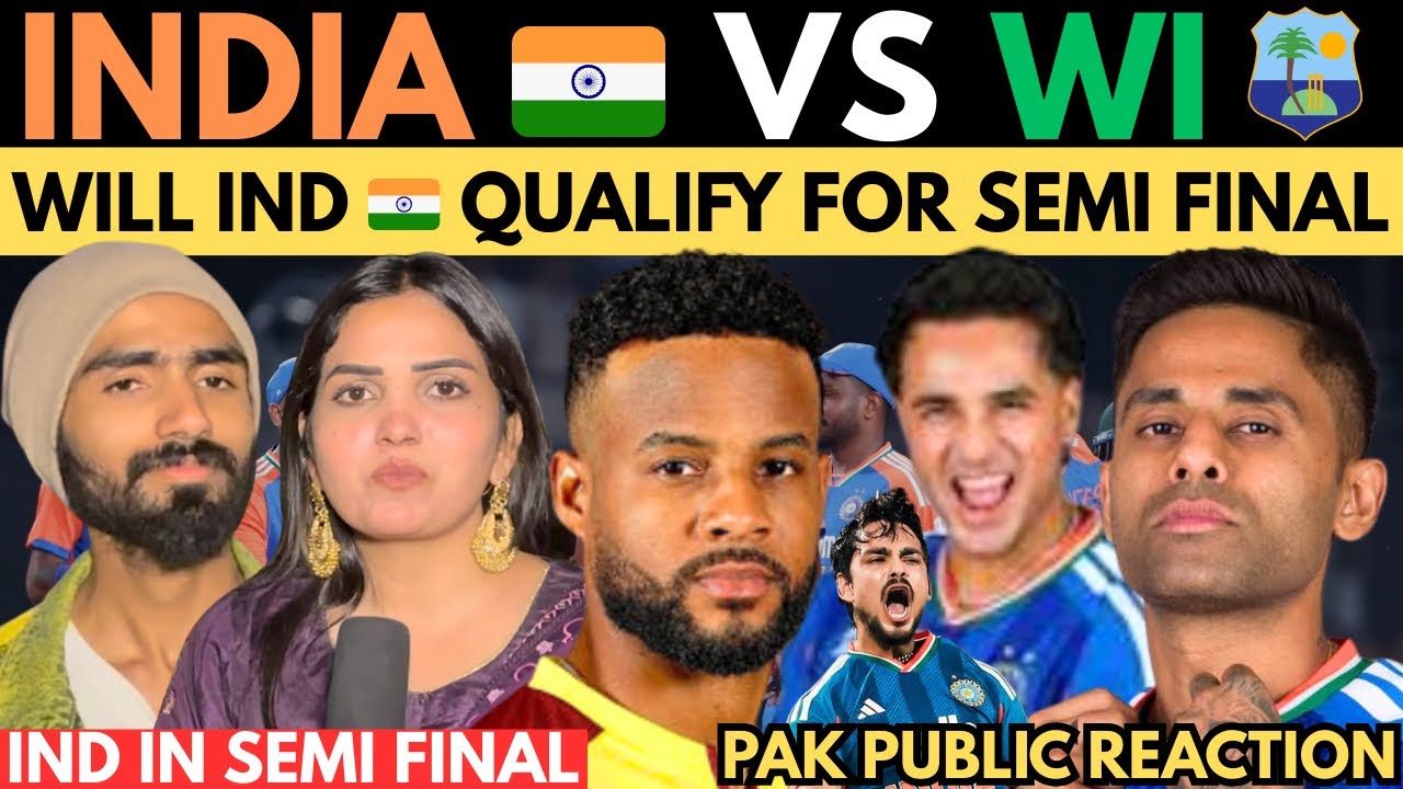India 🇮🇳 vs West Indies ! Will India 🇮🇳 Qualify for Semifinals ! ABHISEK 100 loading Bumrah Terror 