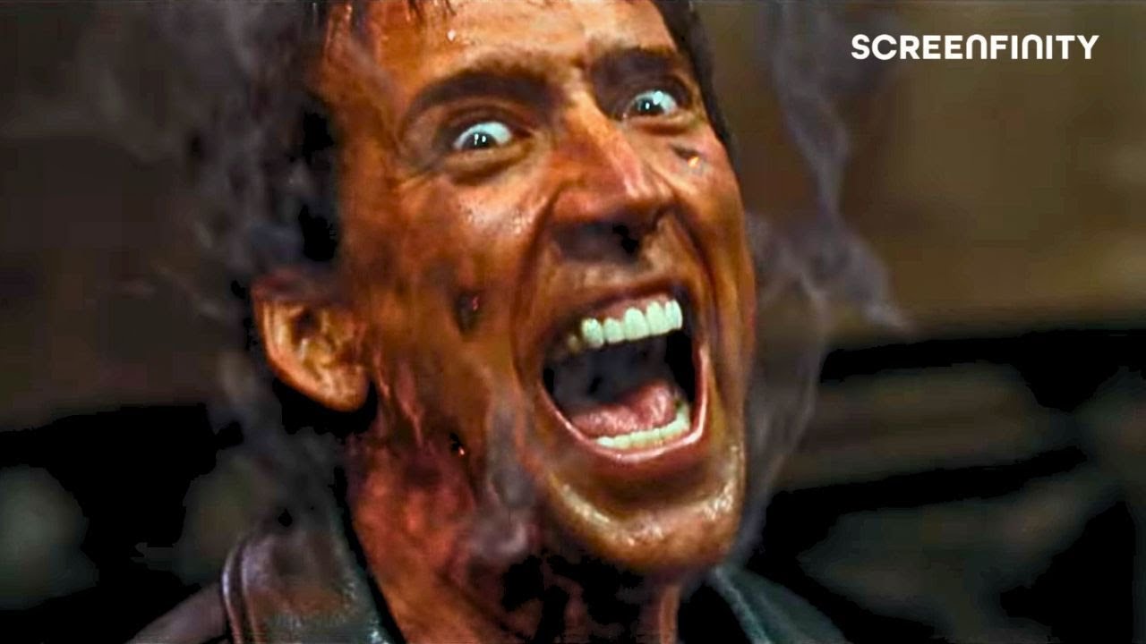 Nicolas Cage Transforms Into The Ghost Rider | Ghost Rider (2007) | Screenfinity
