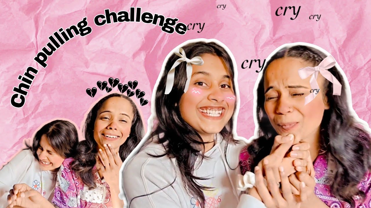 We finally did the chin pulling challenge🫨 |