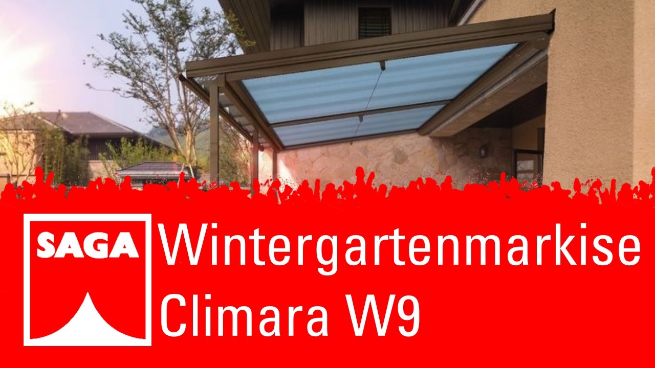 Wintergartenmarkise Climara W9 | SAGA Raumausstattung: Gardinen, Bodenbelag & Sonnenschutz