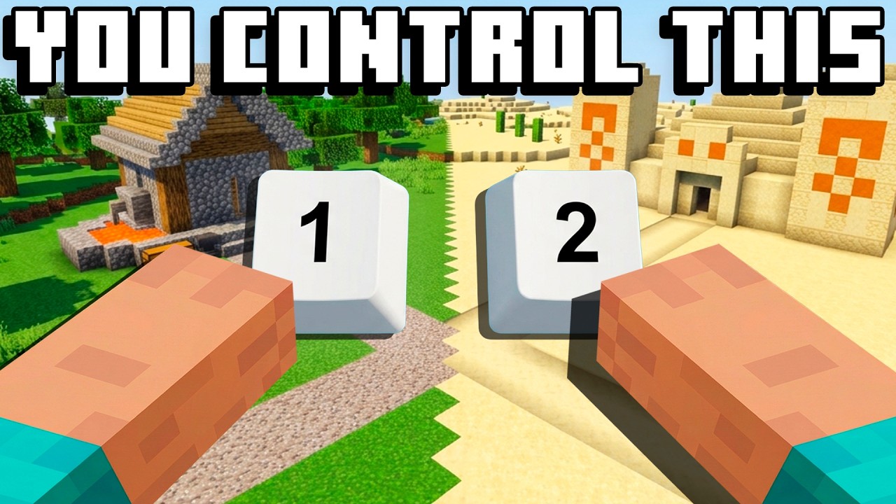 Minecraft but You Control It with Keyboard