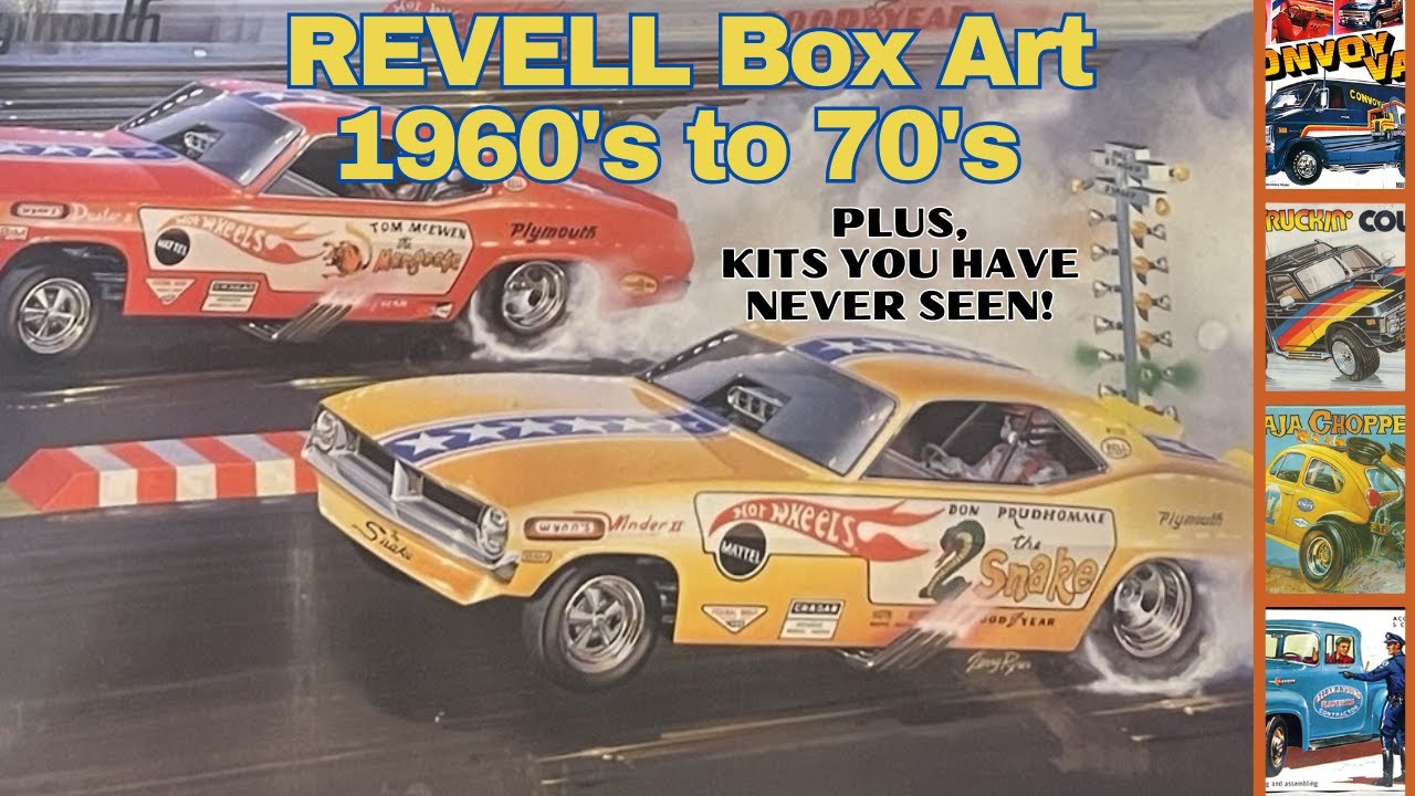 Revell Box Art 1960s–1970s (Part 1) — The Golden Age of Model Kits