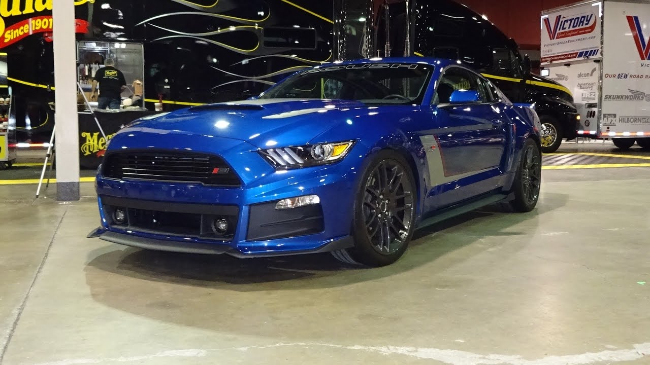 2017 Roush Stage 3 Ford Mustang in Lightning Blue & Engine Sound on My Car Story with Lou Costabile