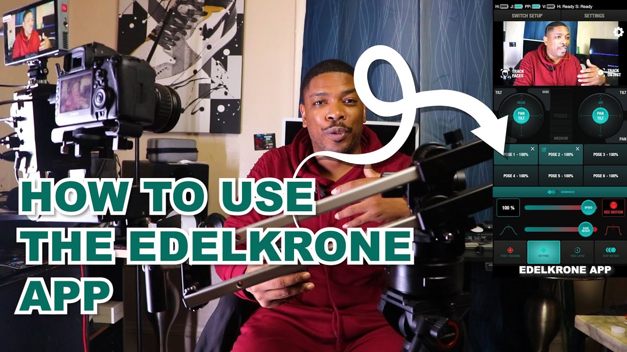 How to use the Edelkrone App for the Jib One V2, HeadPLUS V2 and Pan Pro - Part 2
