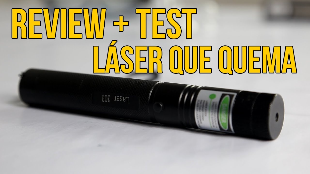 Review + Test del láser que quema - Láser potente