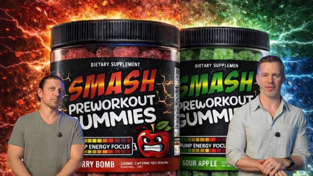 Совершенно новые жевательные витамины SMASH перед тренировкой