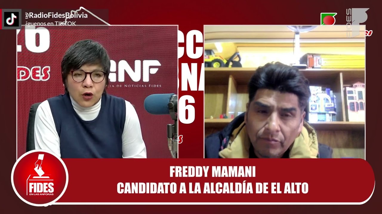 Fides en las Ánforas: Entrevista a Freddy Mamani, candidato a la alcaldía de El Alto