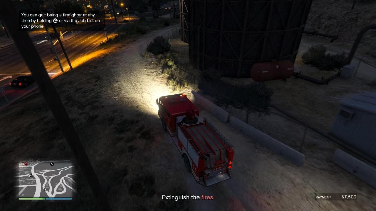 Firefighting in GTA 5 online