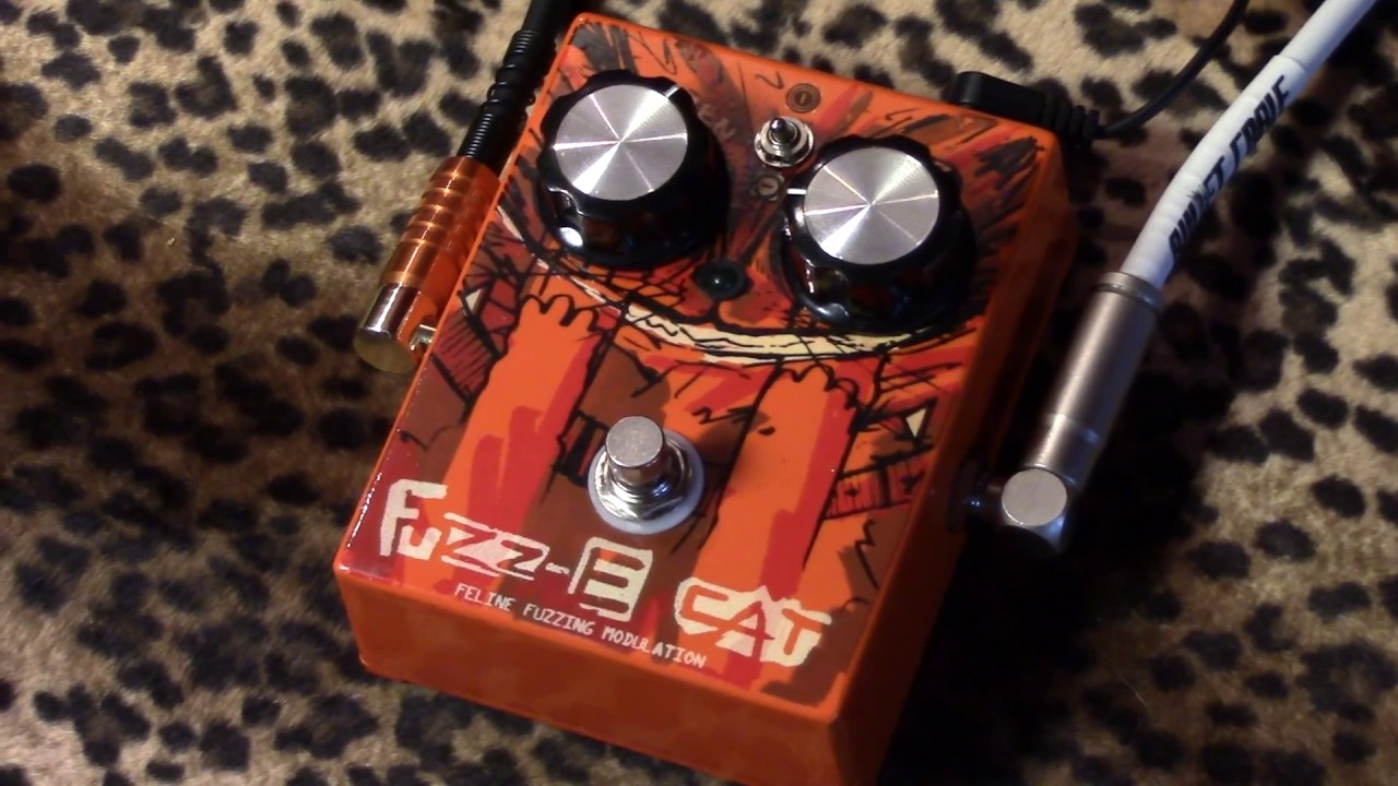 Paradox Effects FUZZ-E CAT feline fuzzing modulation pedal demo