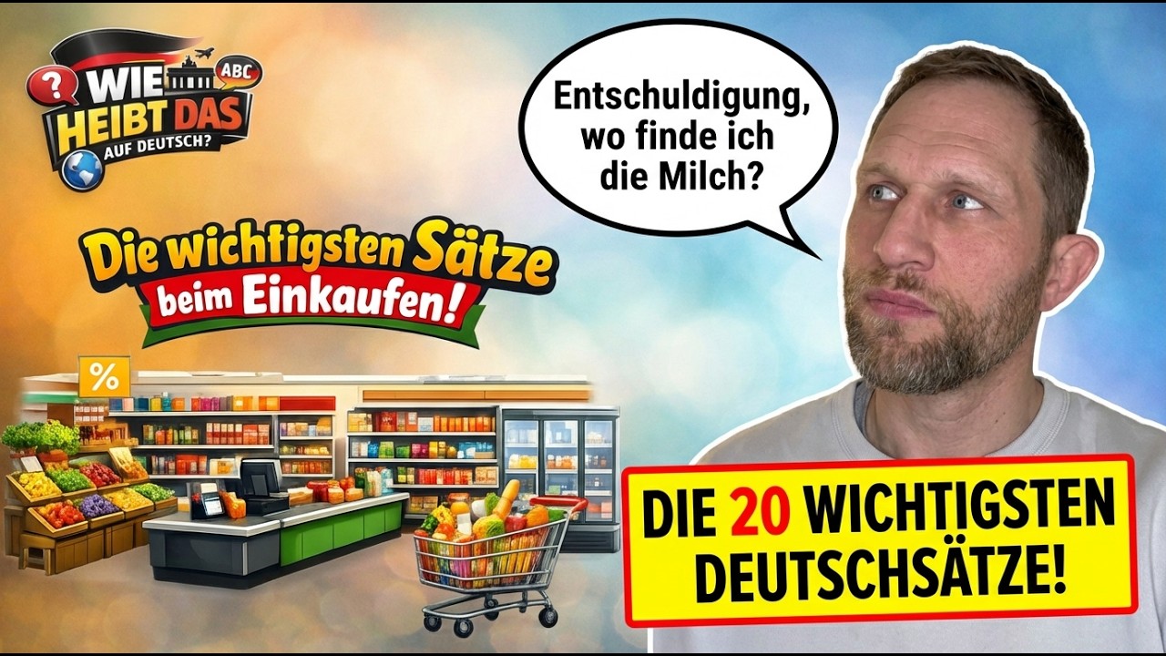 Wie Du im Supermarkt klar kommst!!