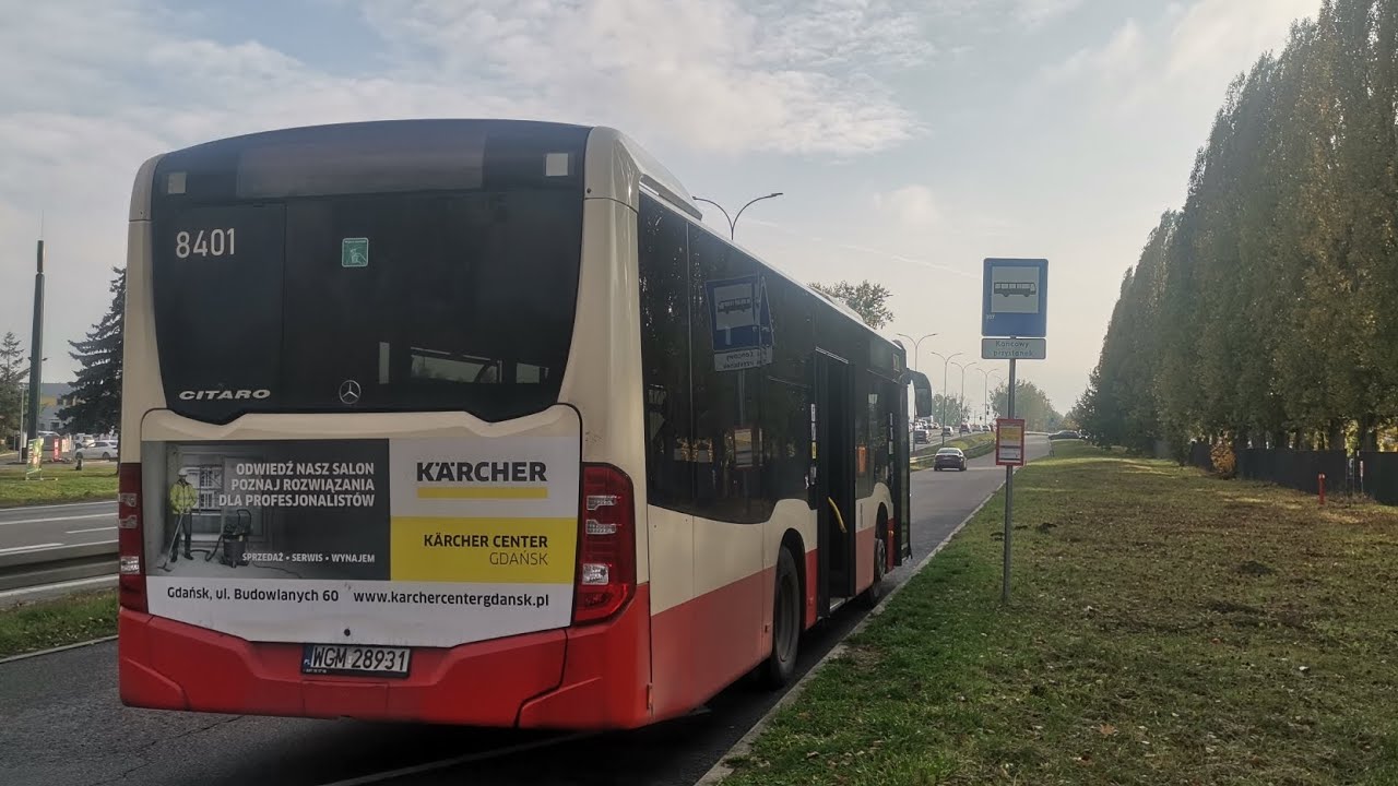 BP Tour Cała Linia 307 kierunek PG - Osiedle Wschód / PG Tczewska Mercedes-Benz O530K C2 #8401