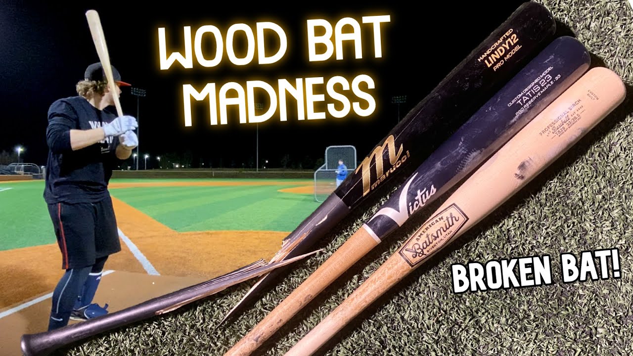 Wood Bat Madness #12 | American Batsmith TS28 Birch vs. Marucci LINDY12 & Victus TATIS23 Maple