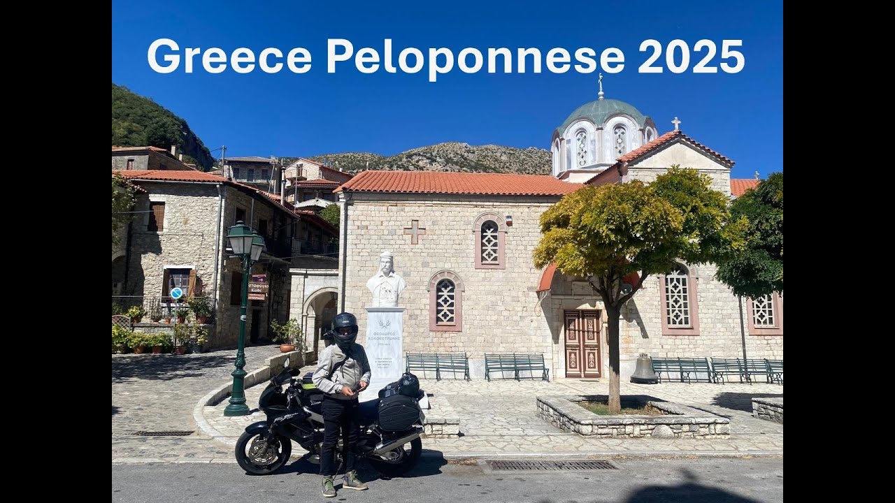 Greece Peloponnese moto trip 2025