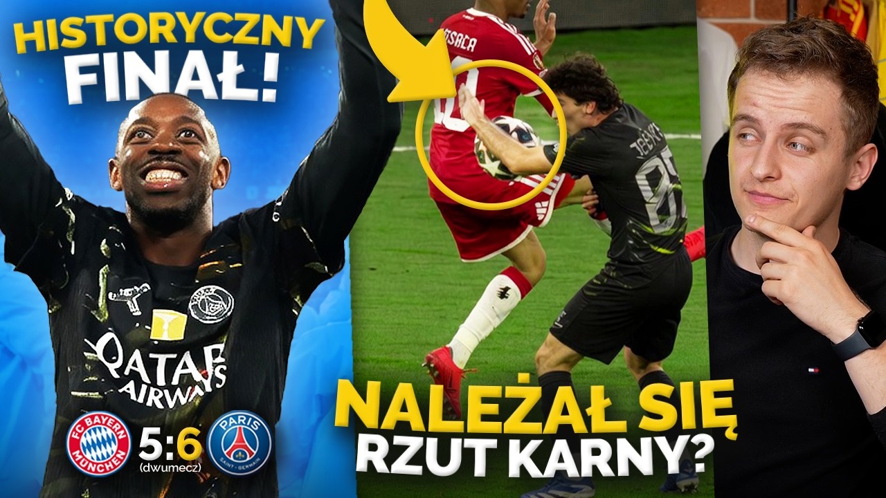 PSG w FINALE Ligi Mistrz&oacute;w! Sędzia SKRZYWDZIŁ Bayern?! To będzie HISTORYCZNY FINAŁ PSG - Arsenal!