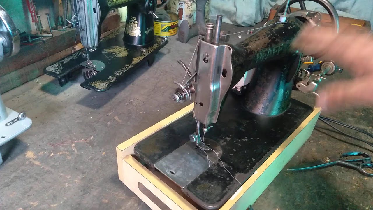Aula de manuseio máquina de costura Pfaff 31