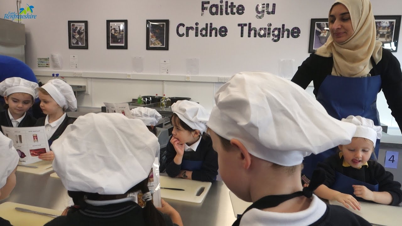 Mearns Primary Pupil Kitchen Opening