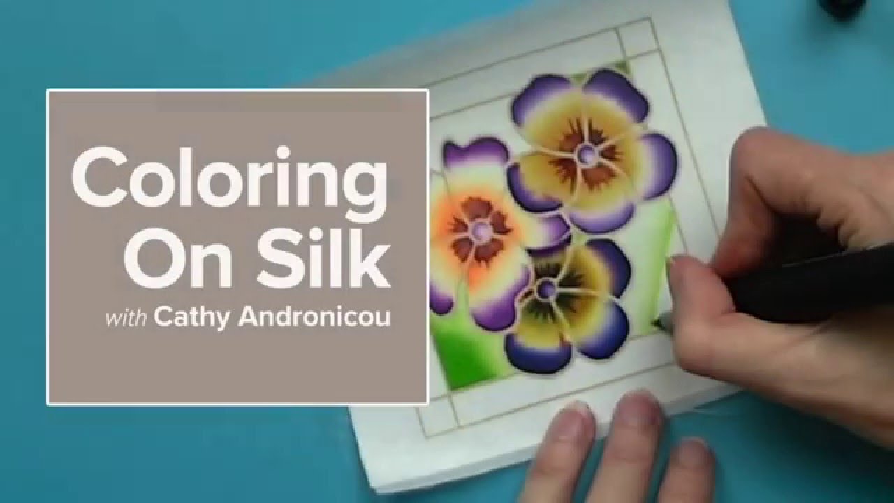Chameleon Pens : How to - Coloring on Silk