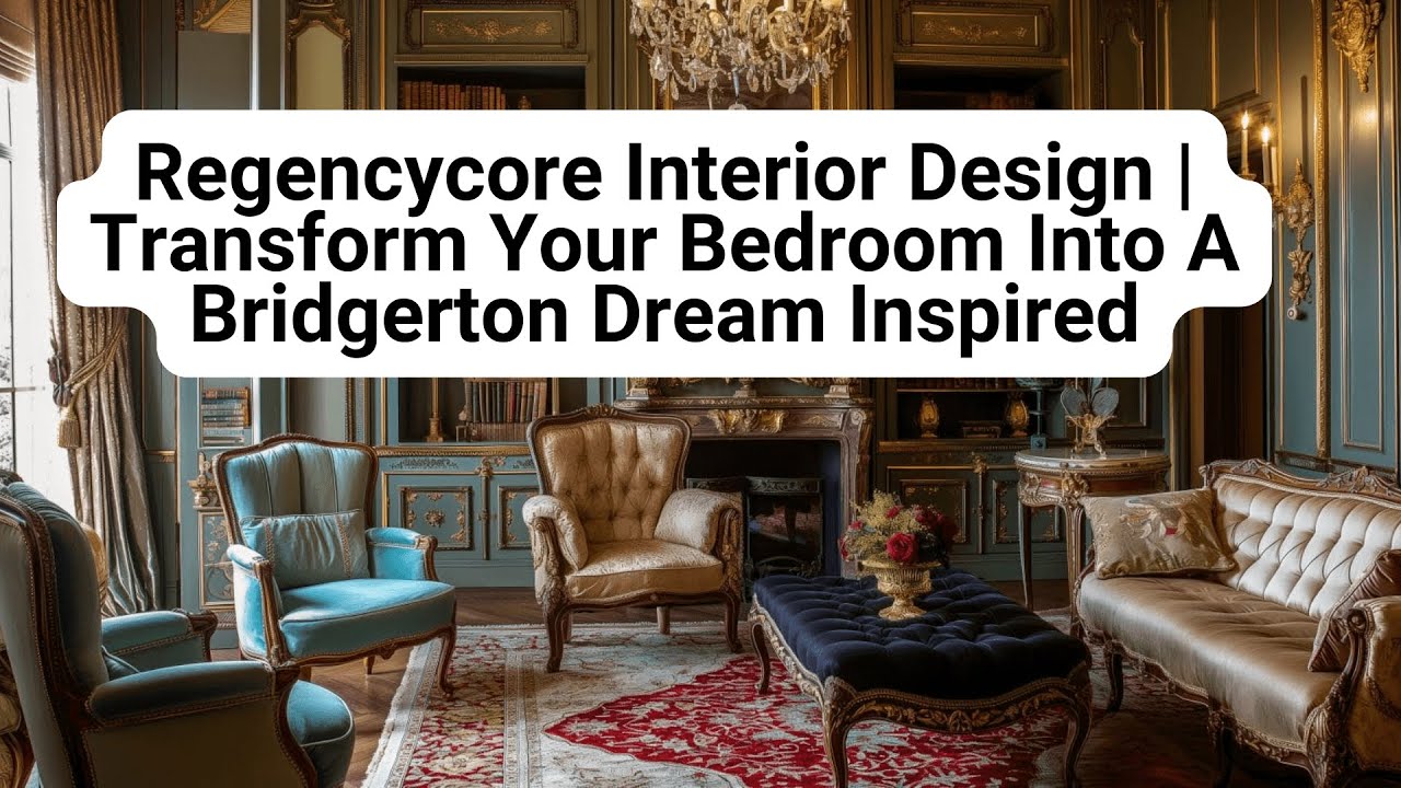 Regencycore Interior Design  Transform Your Bedroom Into A Bridgerton Dream Inspired