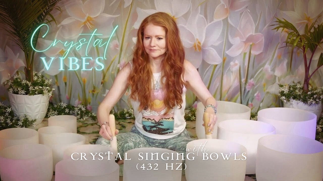 7 Minute CRYSTAL SINGING BOWLS (432 Hertz) | Clearing Stress Relief with Calming Music |